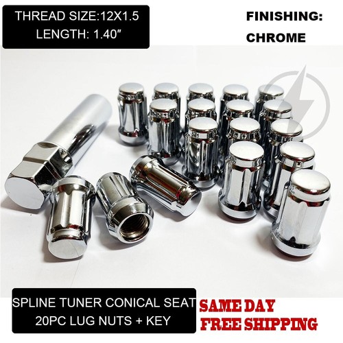 Chrome tuner racing lug - chrome,