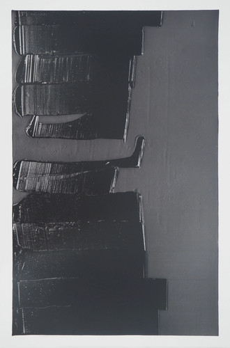 Pierre soulages painting - pierre,
