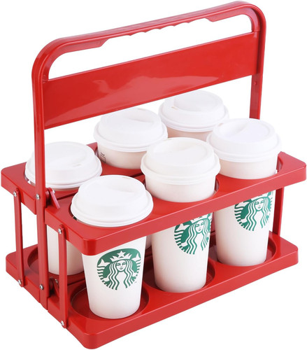 Reusable drink carrier with - carrier,