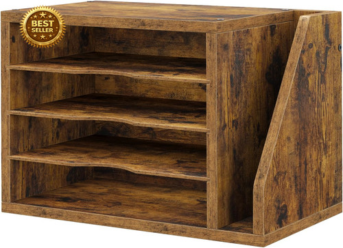 Wooden mail organizer desk - wooden, organizer,