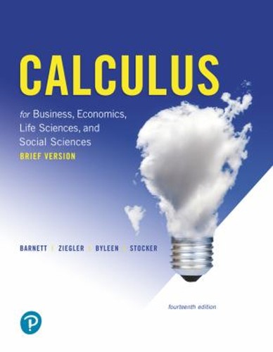 Calculus for business - calculus,