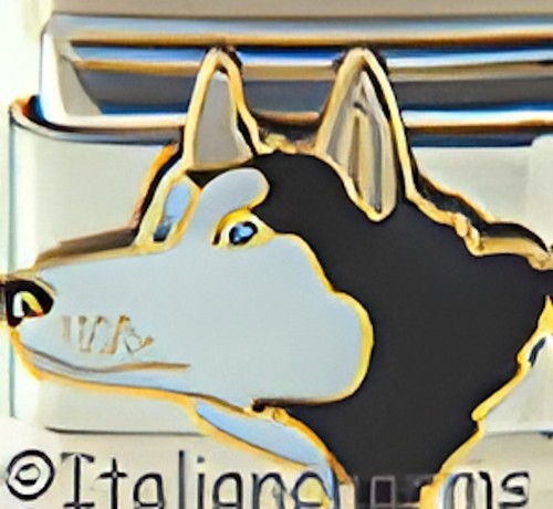 Alaskan husky dog enamel - alaskan,