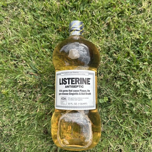 Vintage listerine glass - vintage,