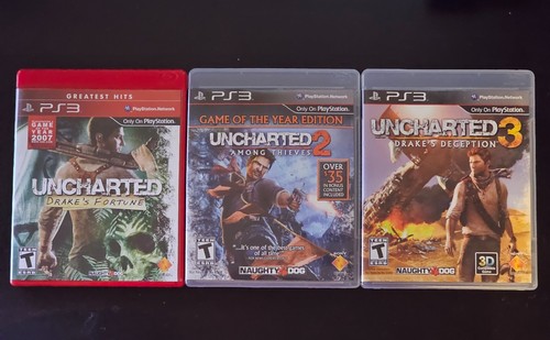 Uncharted trilogy lot - uncharted,