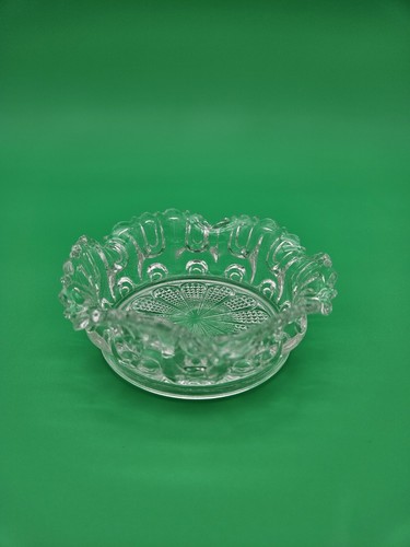 Vintage clear fingertip glass - clear,
