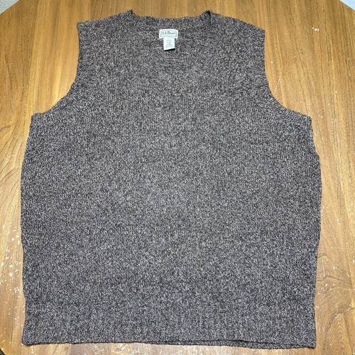 Bean wool sweater vest - bean,