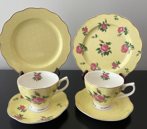 Brew tea yellow with pink - brew,