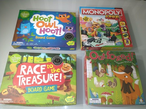 Kids board game lot - board, outfoxed