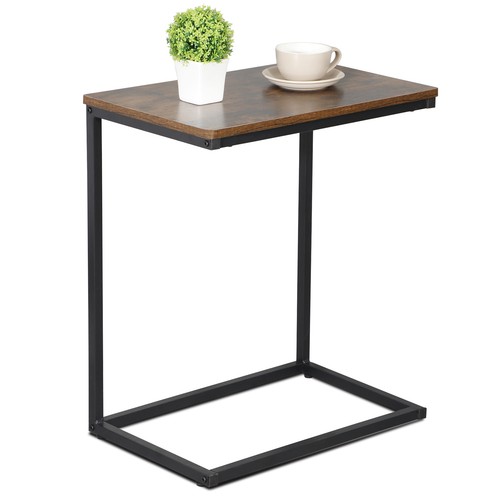 Shaped side table - table, couch
