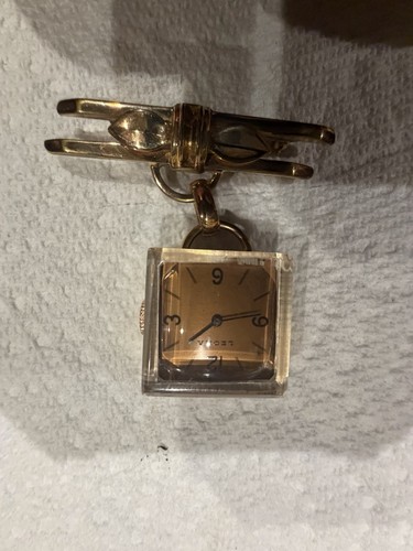 Lapel watch brooch vintage - brooch,
