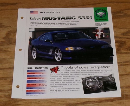 1984 1998 ford saleen - ford,