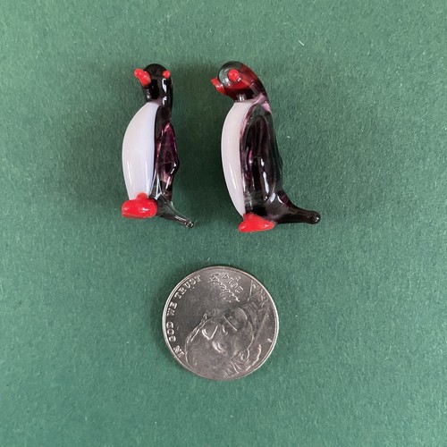 Dollhouse miniature penguins - dollhouse,