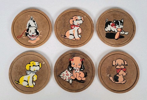 Antique barware cartoon dog - barware,