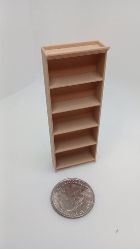 Miniature bookcase - miniature, (1:24)