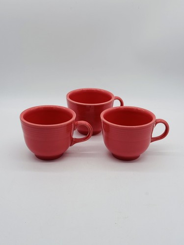 Fiesta ware teacups flamingo - ware,