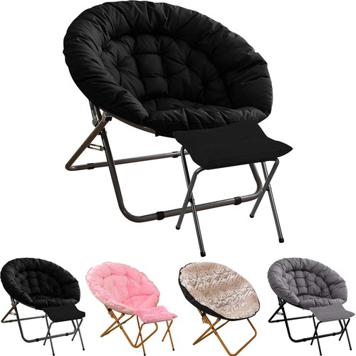 Foldable saucer lounge - lounge, chair