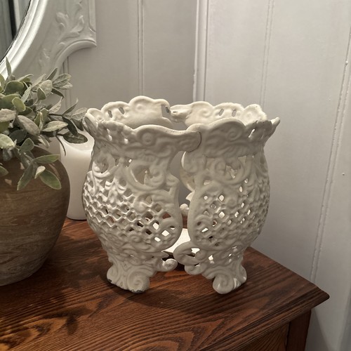 Vintage cast iron footed - iron,