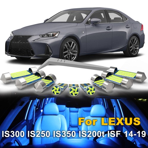 11x blue led interior light - 11x,