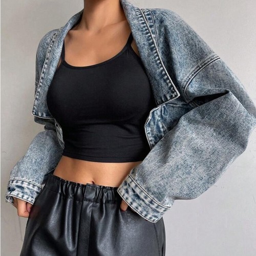 Shein blue jean jacket - blue,