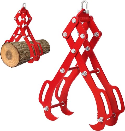 Log lifting tongs - log,