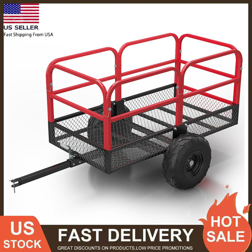 Atv trailer dump cart - atv,