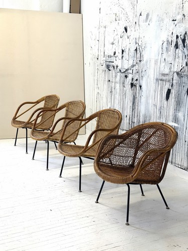 Vintage calif asia - asia, rattan