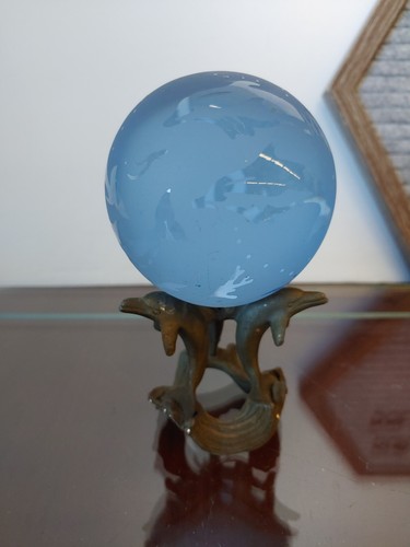 The glass baron dolphin pewter - glass,