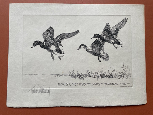 Orig etching pencil signed - orig.,