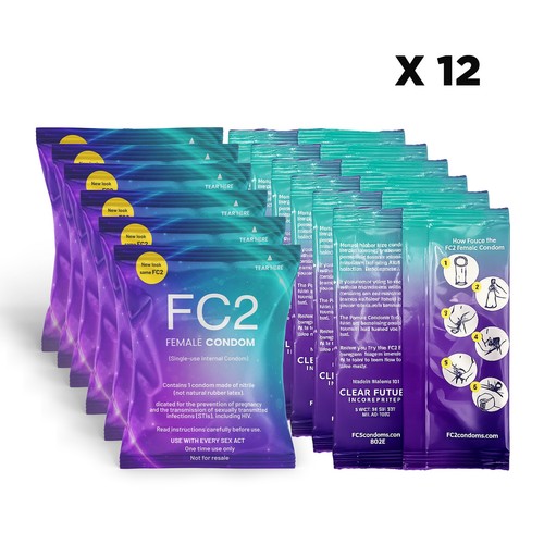 Fc2 female condoms new - condoms, 12