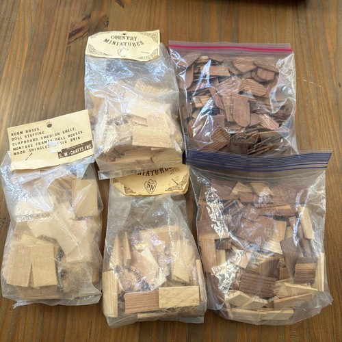 Dollhouse miniature shingles - dollhouse,