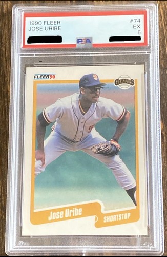 1990 fleer jose uribe - fleer,
