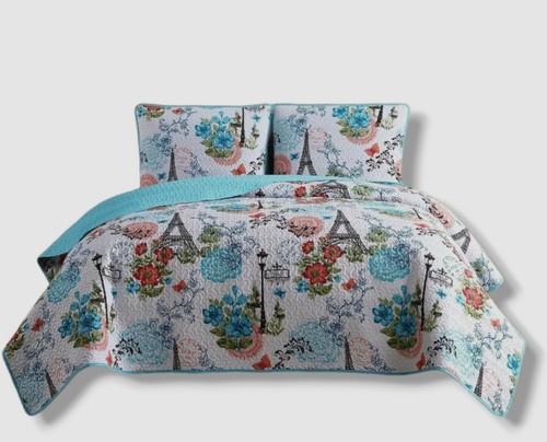 Vcny home blue floral eiffel - home,