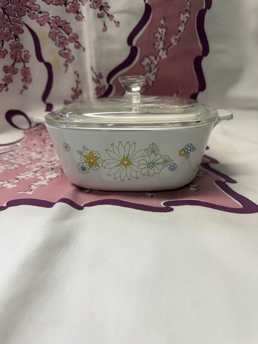 Vtg corning ware - ware, floral