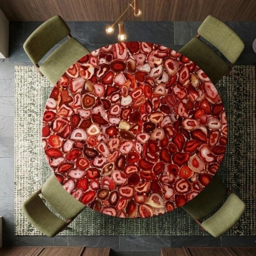 Red agate dining - 24",