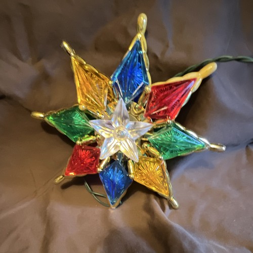 Christmas multicolor star - multicolor,