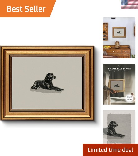 Chic gold framed 8x10in black - chic,