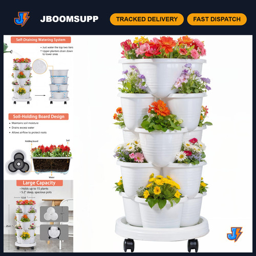 Tier vertical garden planter - 5-tier,