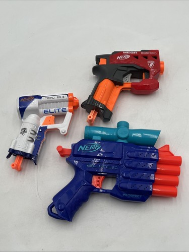 Nerf pistol gun lot elite - nerf, 3