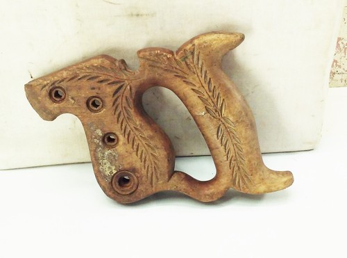 Vtg antique disston hand saw - disston,