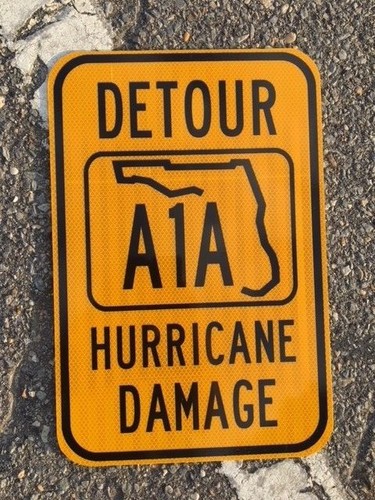 Florida a1a road sign - a1a,