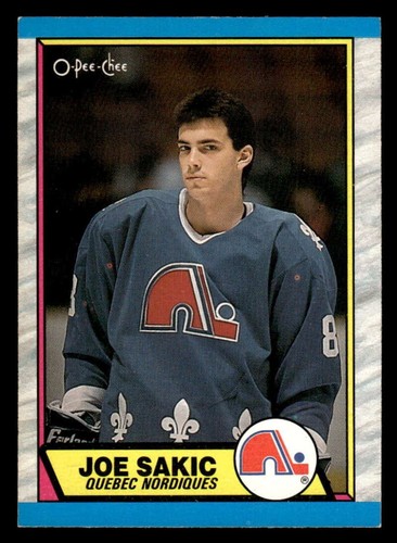 1989 pee chee joe sakic - joe,