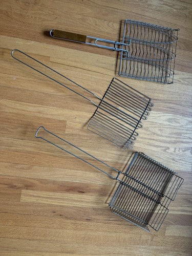 Grill basket handle camp fire - basket,