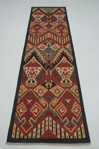 Red black ikat - 2'8"x9'5",