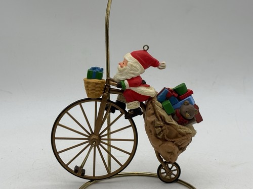 Vintage santa penny - on,