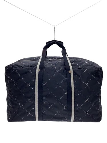 Chanel boston bag black nylon - boston,