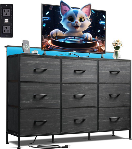 Wlive black dresser - black,