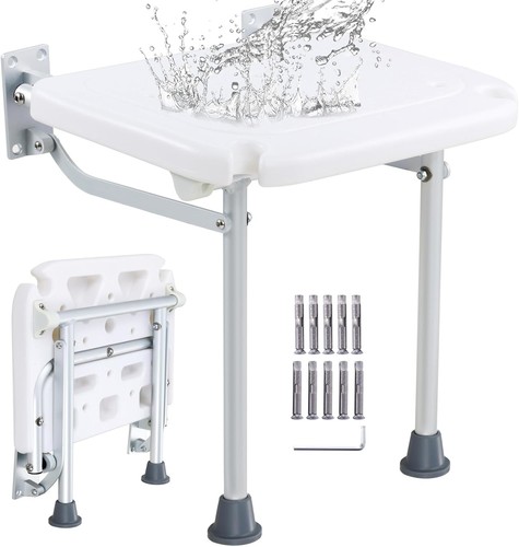 Fold down shower - down, seat