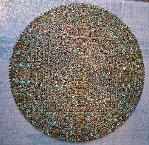 Vintage springbok round puzzle - vintage,