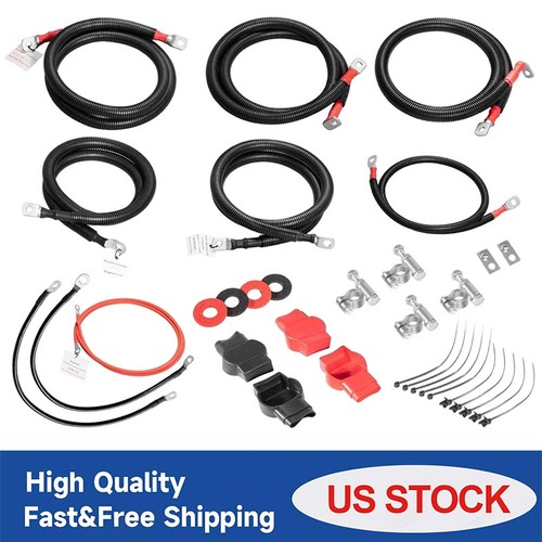 Diesel battery cables kit - 7.3l,