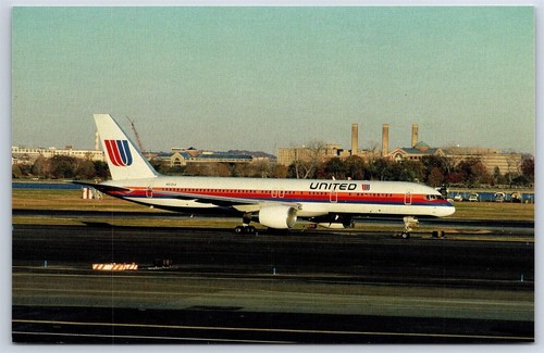 Airplane postcard united - airplane,